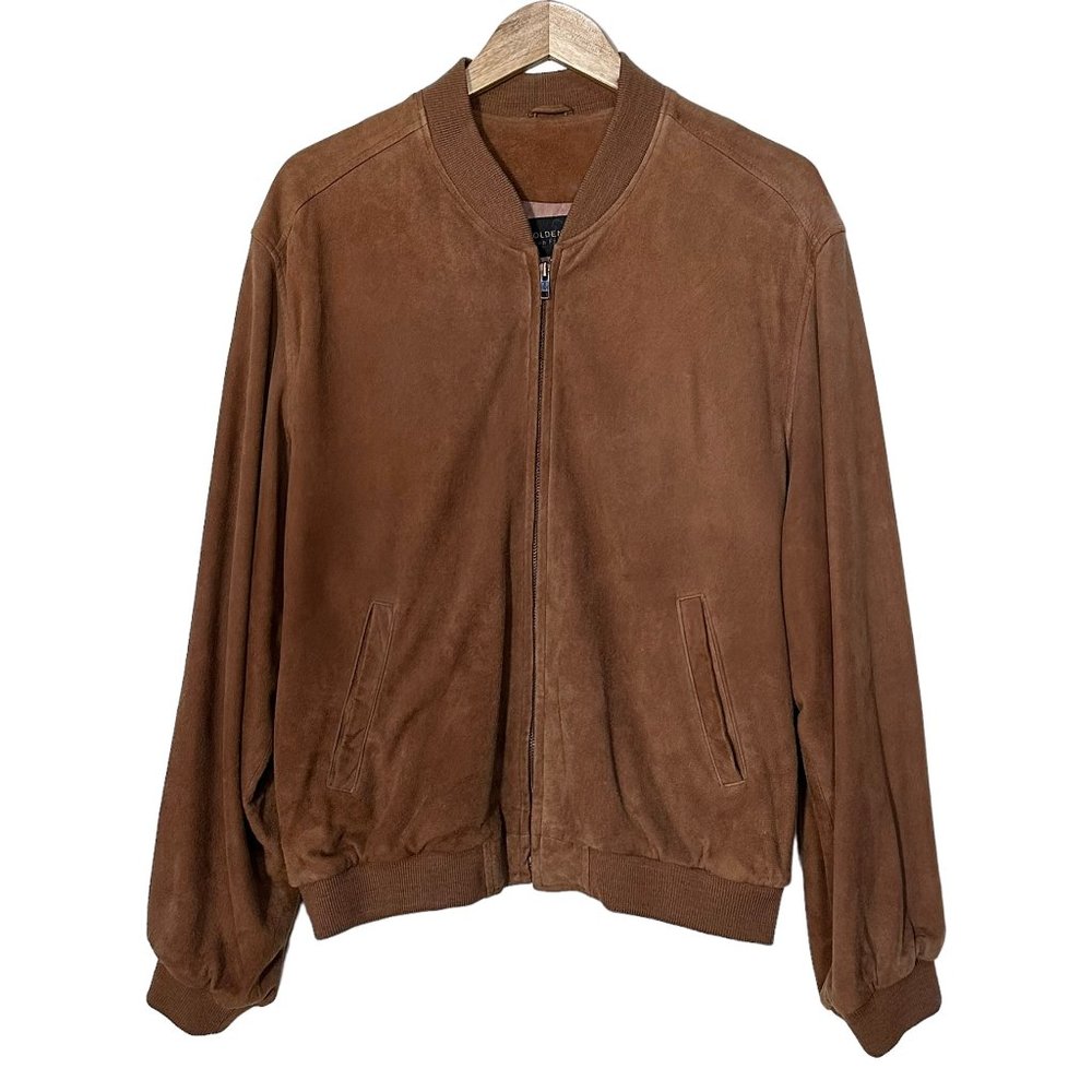 Golden Bear Suede Baseball Jacket - Men's medium - Picture 3 of 14